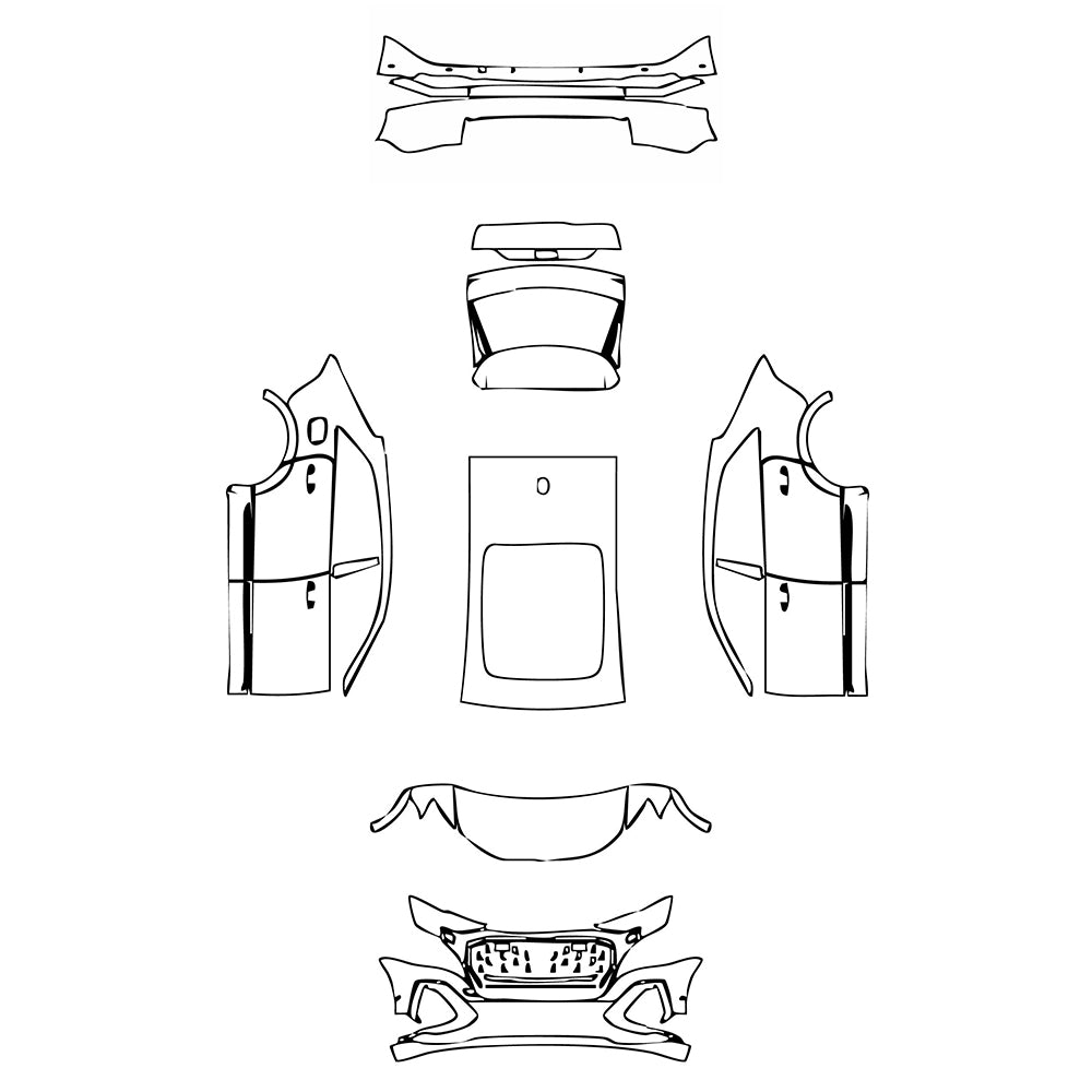 Pre-Cut PPF Audi Q8 SQ8 2024 - PPF-Kits