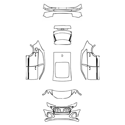 Pre-Cut PPF Audi Q8 SQ8 2025 - PPF-Kits