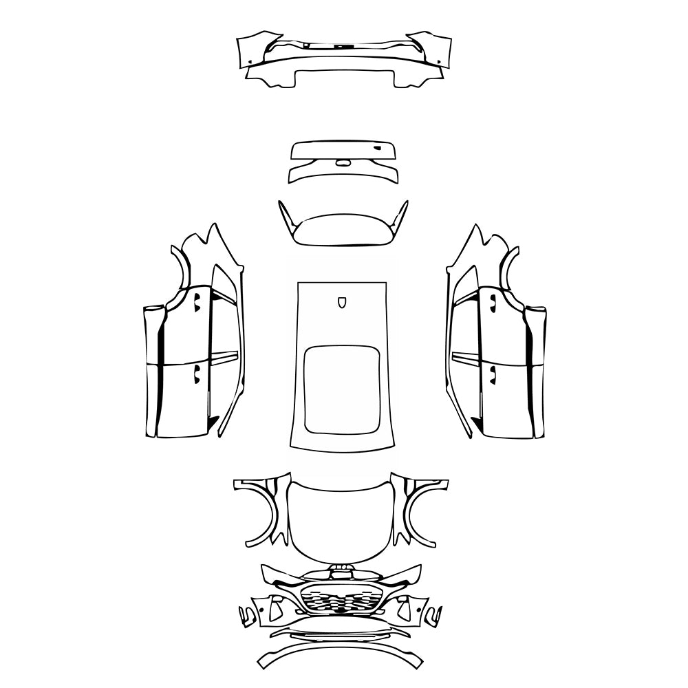 Pre-Cut PPF Audi Q8 e-tron SUV Base 2024 - PPF-Kits