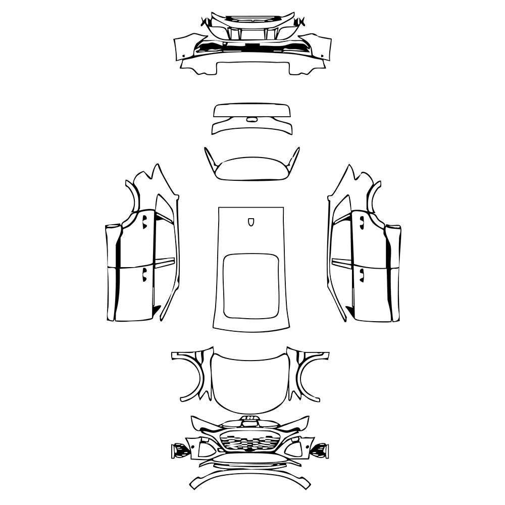 Pre-Cut PPF Audi Q8 e-tron SUV S-Line 2024 - PPF-Kits