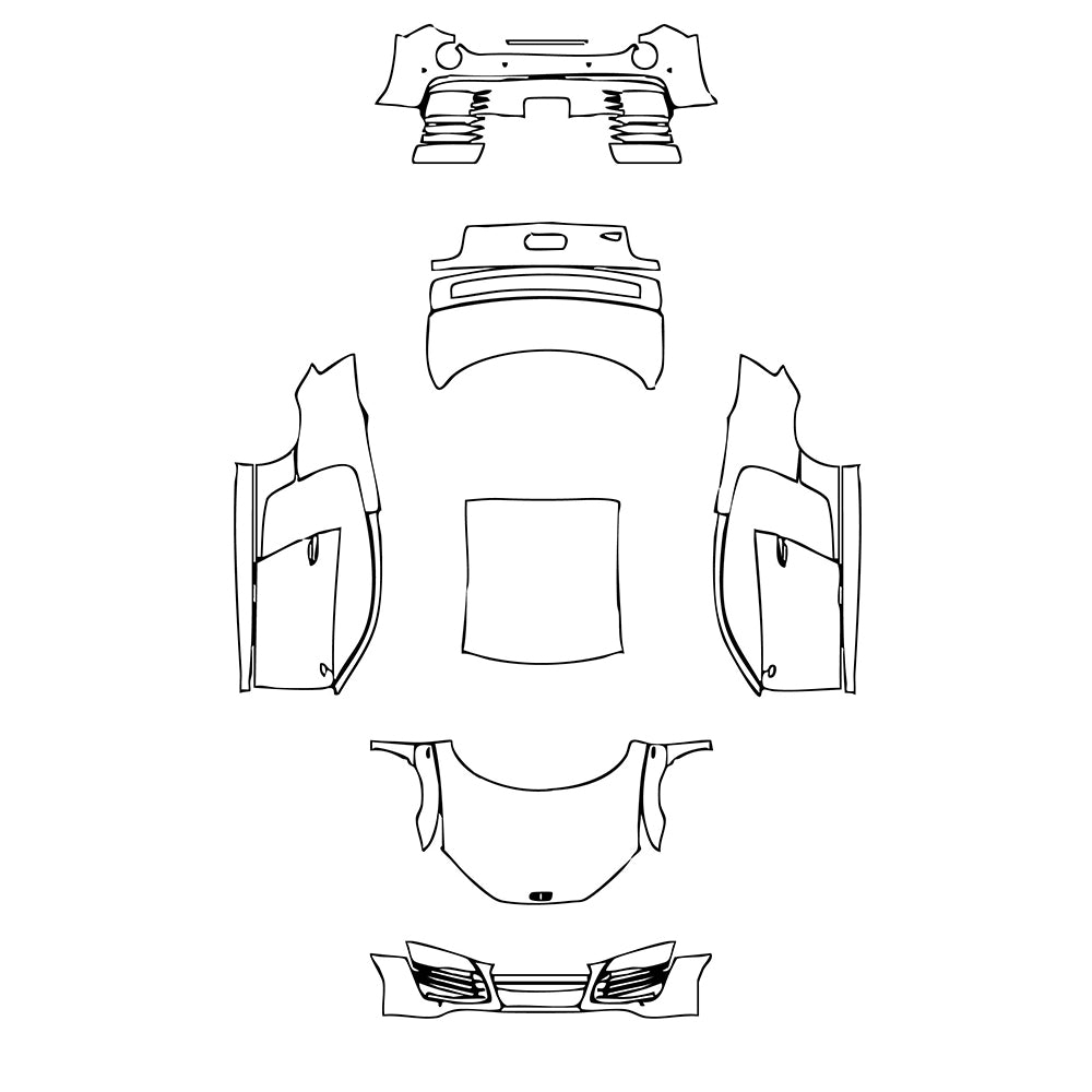 Pre-Cut PPF Audi R8 V10 Coupe 2015 - PPF-Kits