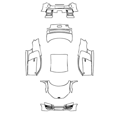 Pre-Cut PPF Audi R8 V10 Coupe 2015 - PPF-Kits