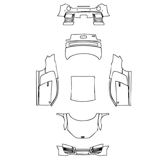 Pre-Cut PPF Audi R8 V8 Coupe 2015 - PPF-Kits