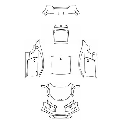 Pre-Cut PPF Audi TT TT Coupe Base 2019 - PPF-Kits