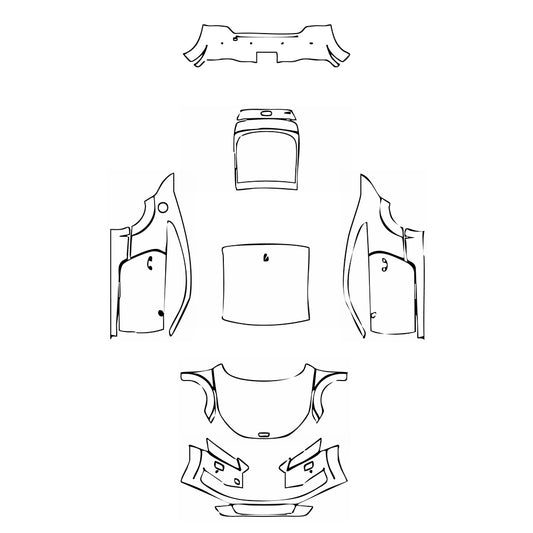 Pre-Cut PPF Audi TT TT Coupe Base 2019 - PPF-Kits