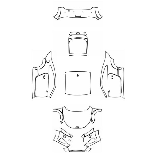 Pre-Cut PPF Audi TT TT Coupe S-line 2018 - PPF-Kits