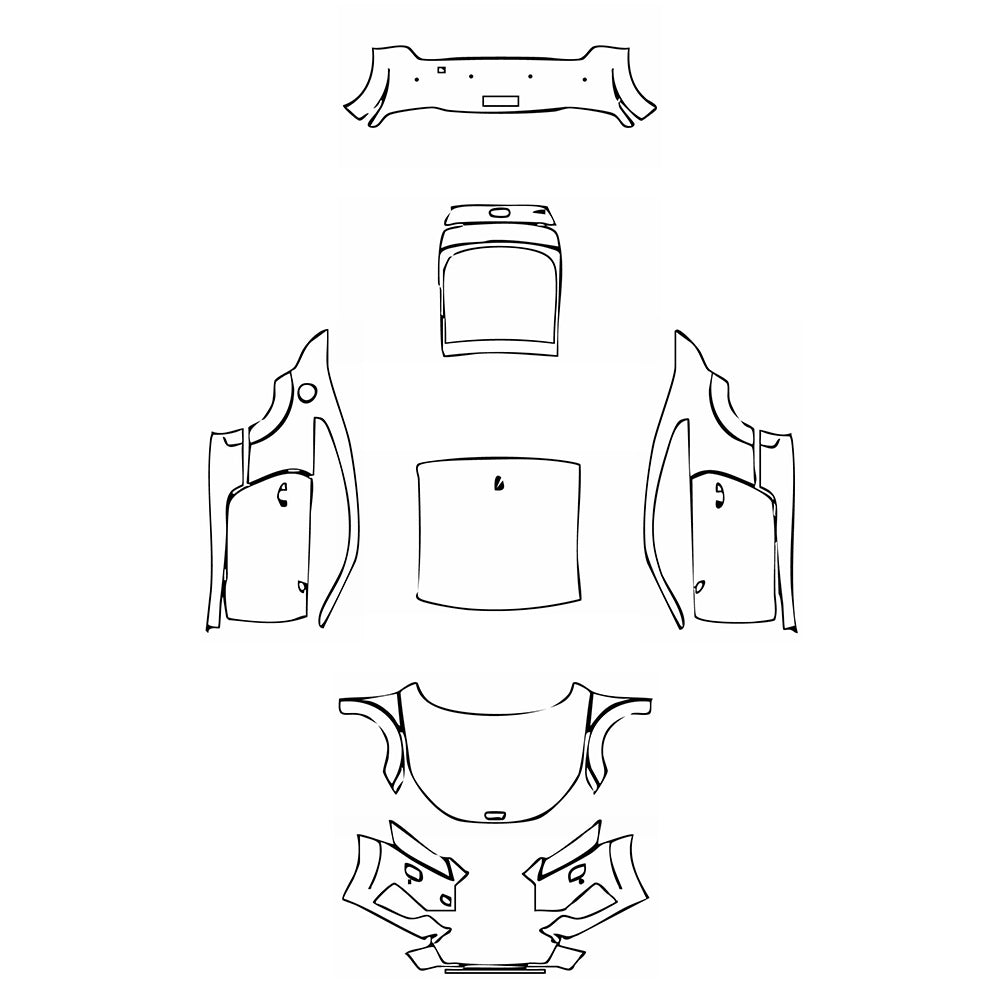Pre-Cut PPF Audi TT TT Coupe S-line 2019 - PPF-Kits