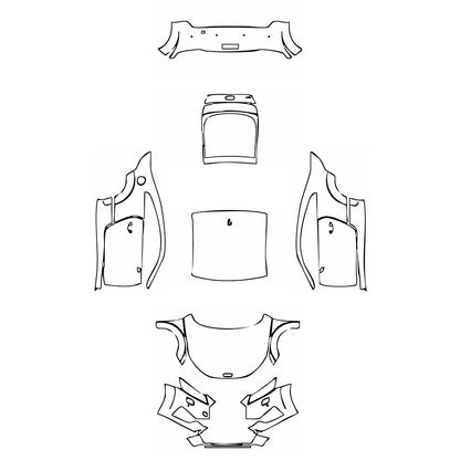 Pre-Cut PPF Audi TT TT Coupe S-line 2019 - PPF-Kits