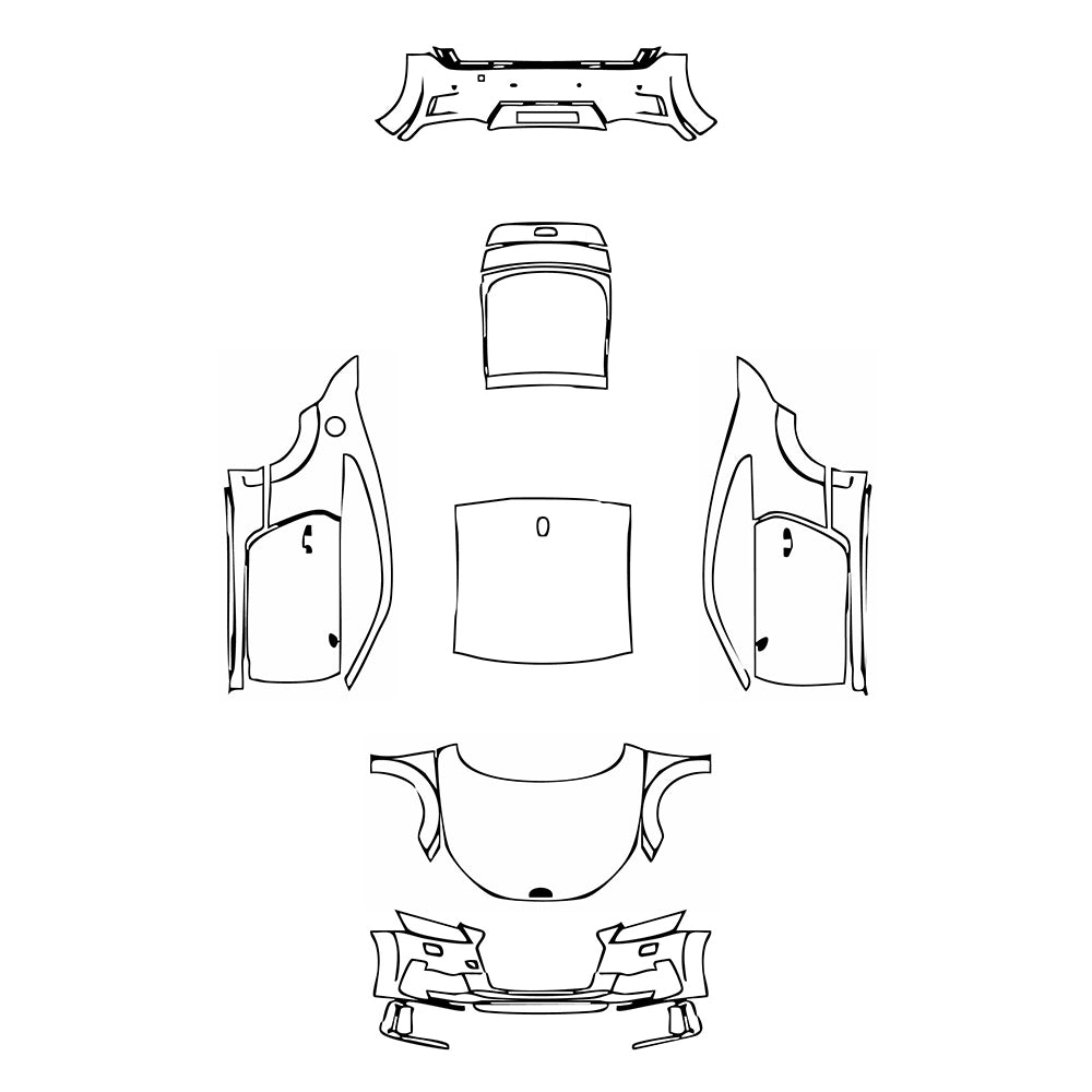 Pre-Cut PPF Audi TT TT Coupe S-line 2020 - PPF-Kits