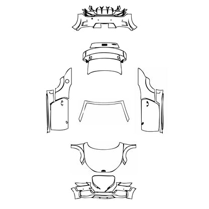 Pre-Cut PPF Audi TT TT RS Roadster 2020 - PPF-Kits