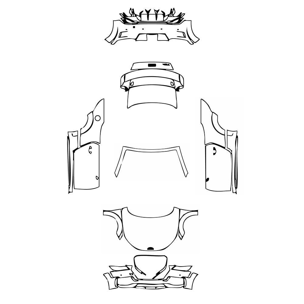 Pre-Cut PPF Audi TT TT RS Roadster 2021 - PPF-Kits