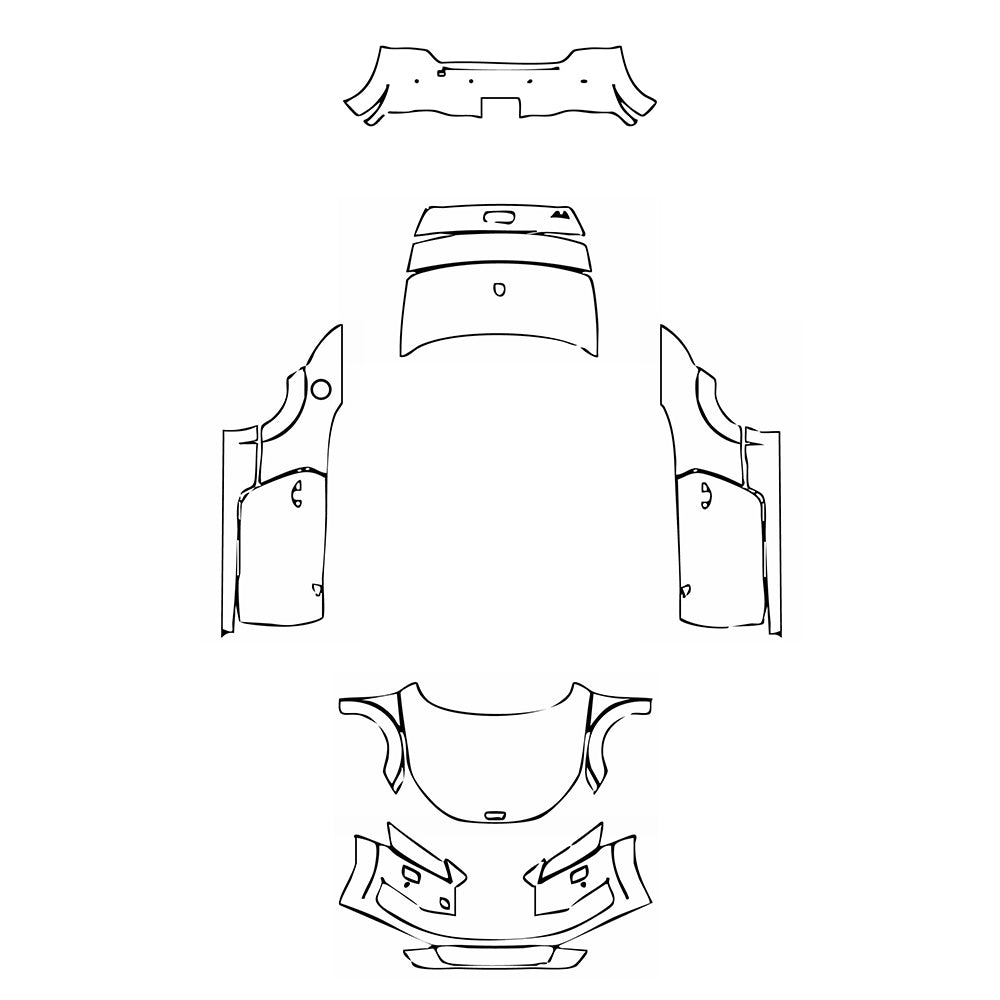 Pre-Cut PPF Audi TT TT Roadster Base 2018 - PPF-Kits