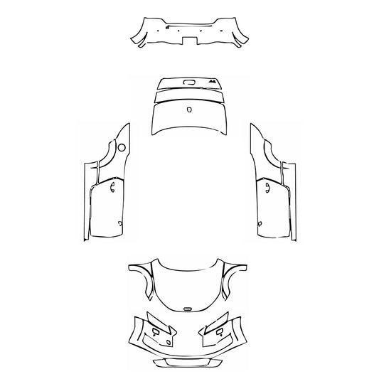 Pre-Cut PPF Audi TT TT Roadster Base 2018 - PPF-Kits