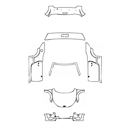 Pre-Cut PPF Audi TT TT Roadster Base 2022 - PPF-Kits