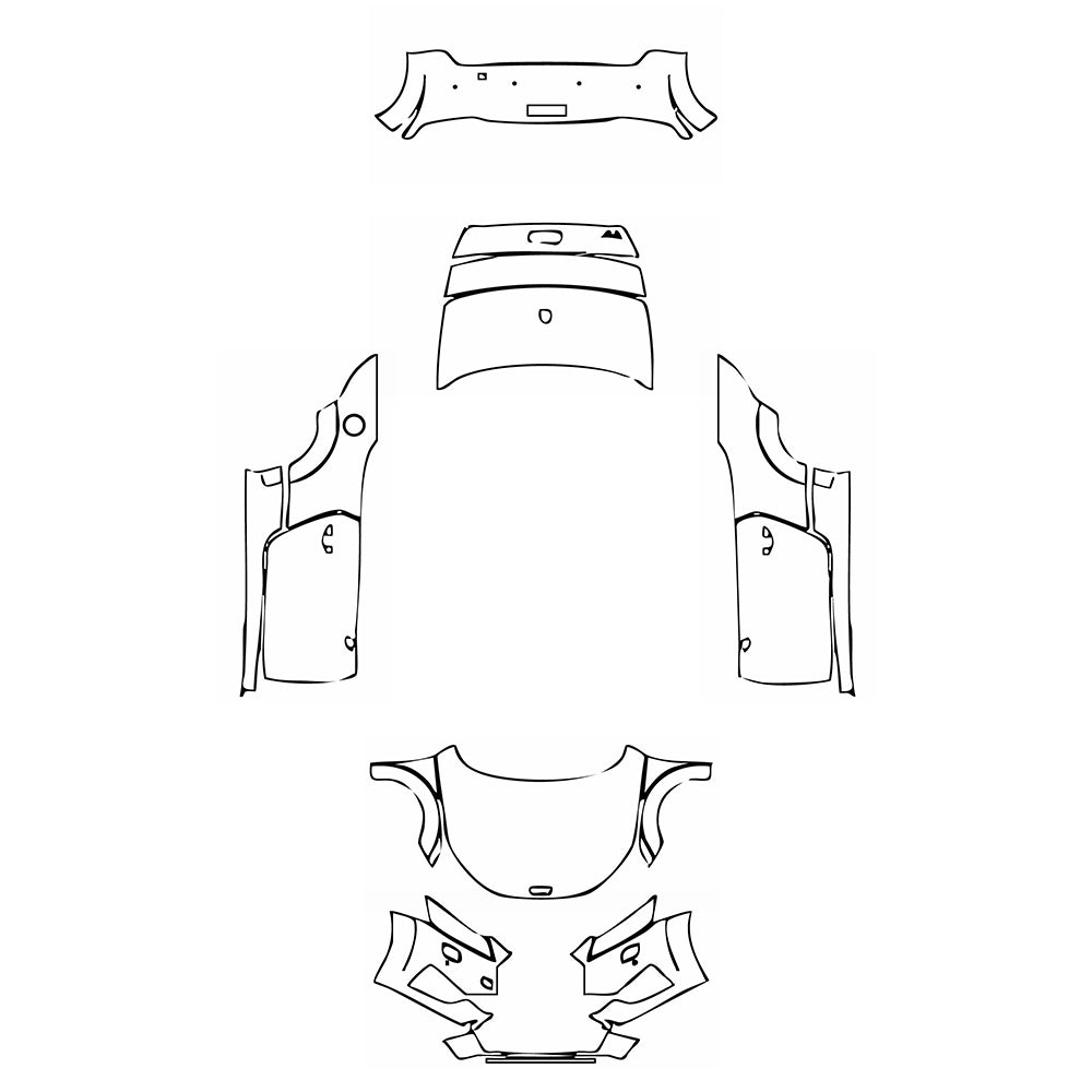 Pre-Cut PPF Audi TT TT Roadster S-line 2019 - PPF-Kits