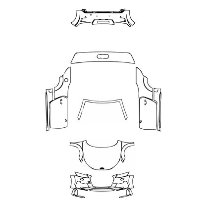 Pre-Cut PPF Audi TT TT Roadster S-line 2020 - PPF-Kits