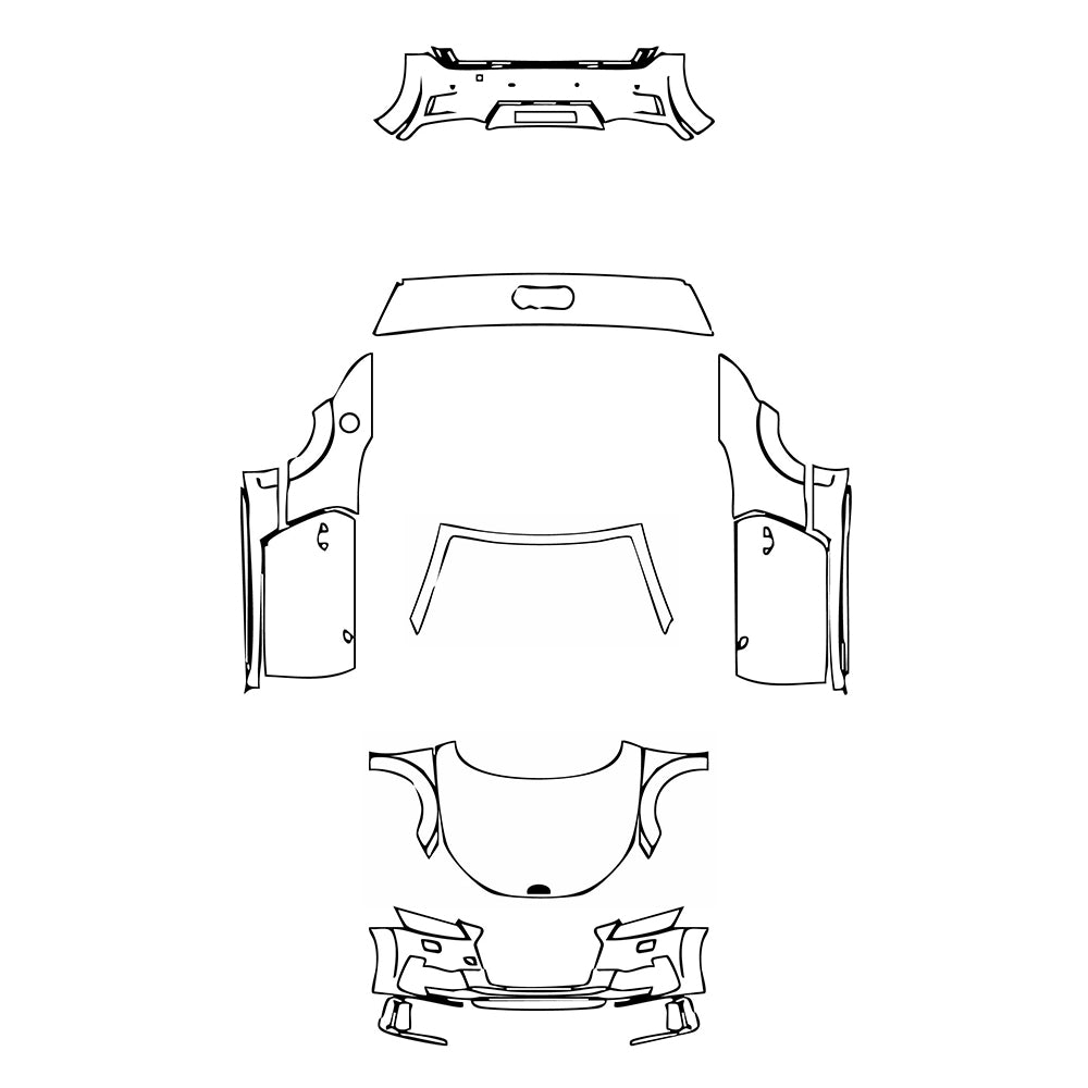 Pre-Cut PPF Audi TT TT Roadster S-line 2022 - PPF-Kits