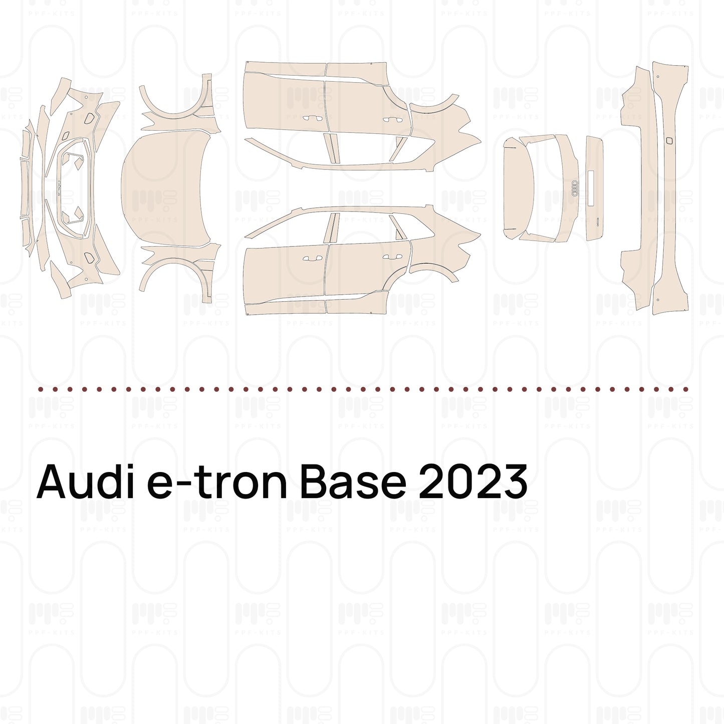 Pre-Cut PPF Audi e-tron Base 2023