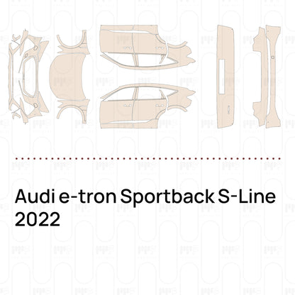 Pre-Cut PPF Audi e-tron Sportback S-Line 2022