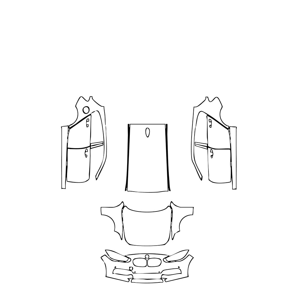 Pre-Cut PPF BMW 1 Series 5-door Sports Hatch SE 2015 - PPF-Kits