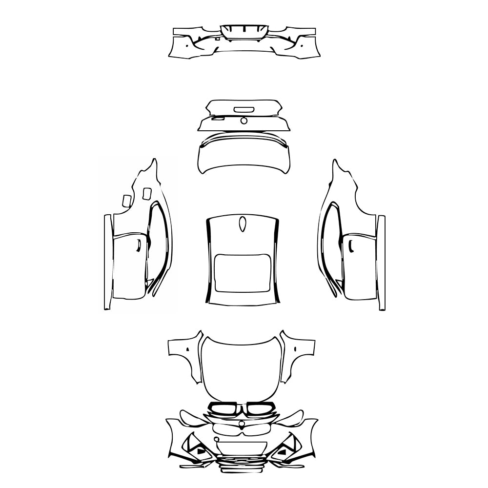 Pre-Cut PPF BMW 2 Series Coupe M235 M240 2024 - PPF-Kits