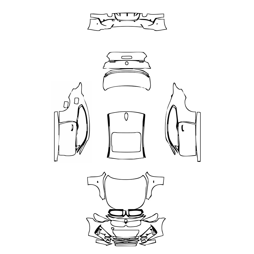 Pre-Cut PPF BMW 2 Series Coupe M Sport 2025 - PPF-Kits