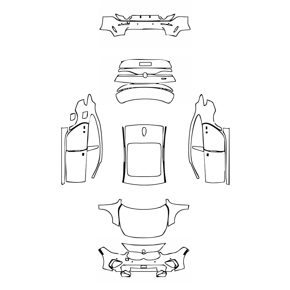 Pre-Cut PPF BMW 2 Series Gran Coupe Sportline 2021 - PPF-Kits