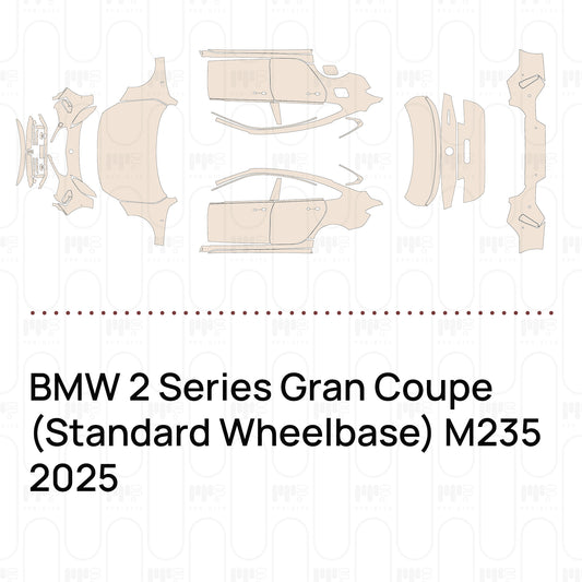 Pre-Cut PPF BMW 2 Series Gran Coupe (Standard Wheelbase) M235 2025