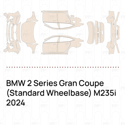 Pre-Cut PPF BMW 2 Series Gran Coupe (Standard Wheelbase) M235i 2024