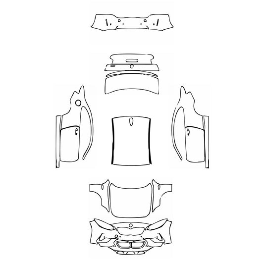 Pre-Cut PPF BMW 2 Series M2 Competition 2018 - PPF-Kits