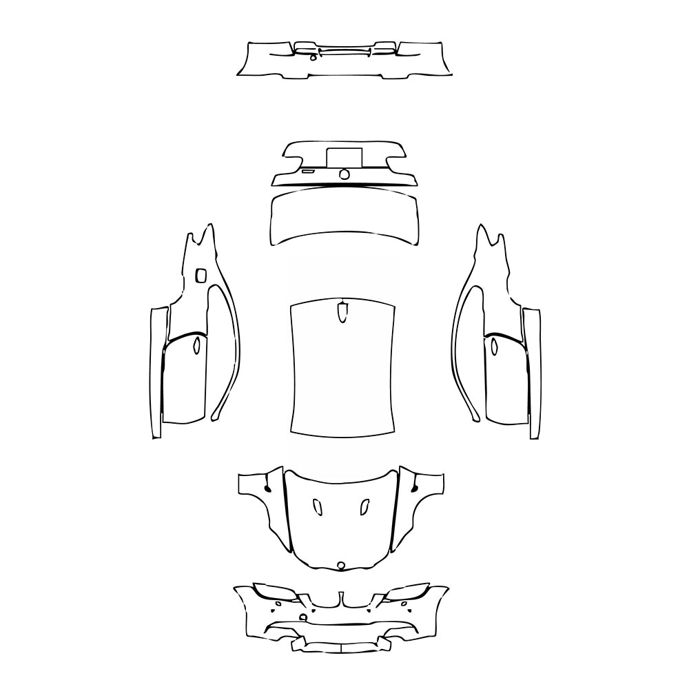 Pre-Cut PPF BMW 3 Series Coupe M3 2009 - PPF-Kits