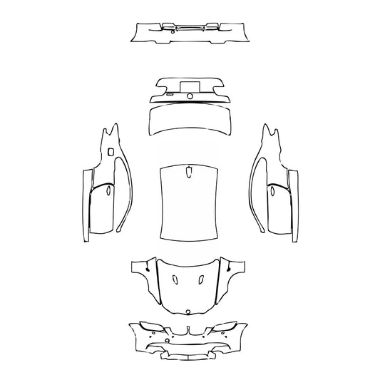 Pre-Cut PPF BMW 3 Series Coupe M3 2009 - PPF-Kits