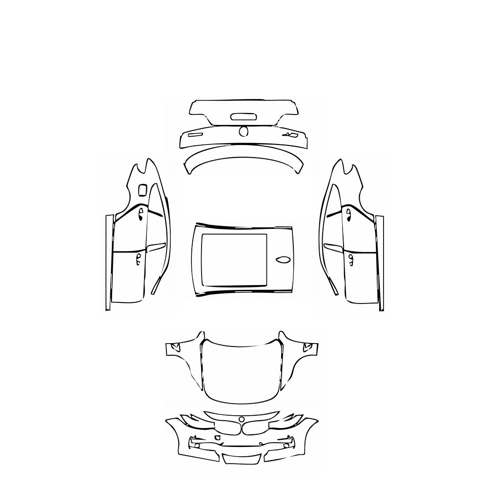 Pre-Cut PPF BMW 3 Series Gran Turismo Luxury 2013 - PPF-Kits