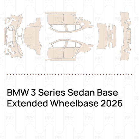Pre-Cut PPF BMW 3 Series Sedan Base Extended Wheelbase 2026