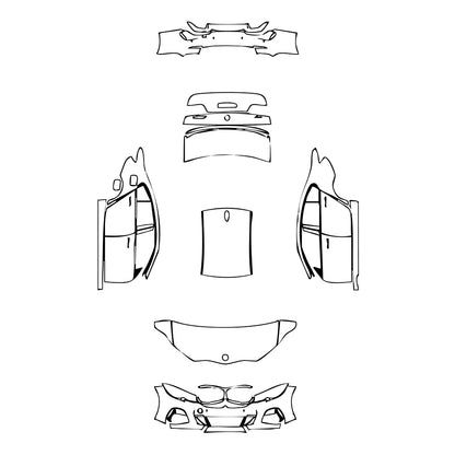 Pre-Cut PPF BMW 3 Series Sedan M340i 2021 - PPF-Kits