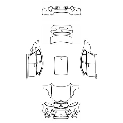 Pre-Cut PPF BMW 3 Series Sedan M340i 2024 - PPF-Kits