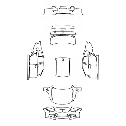 Pre-Cut PPF BMW 3 Series Sedan M3 2014 - PPF-Kits