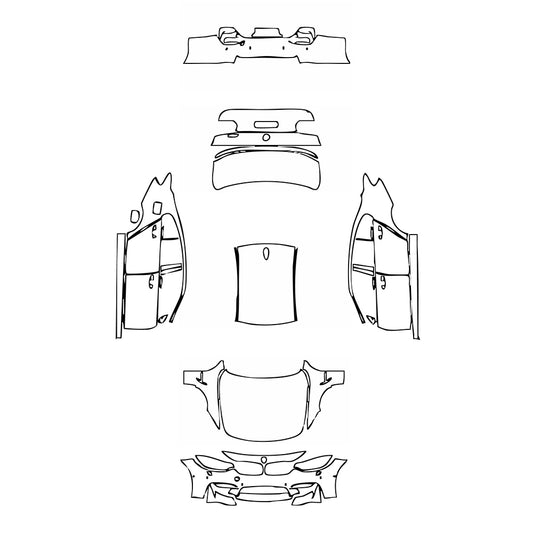 Pre-Cut PPF BMW 3 Series Sedan M3 2016 - PPF-Kits