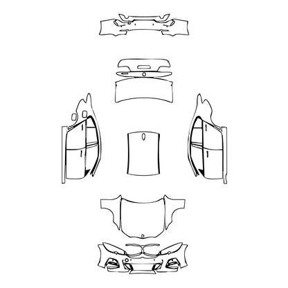 Pre-Cut PPF BMW 3 Series Sedan M Sport Standard Wheelbase 2021 - PPF-Kits