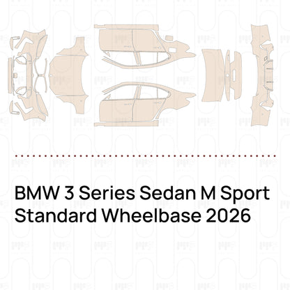 Pre-Cut PPF BMW 3 Series Sedan M Sport Standard Wheelbase 2026