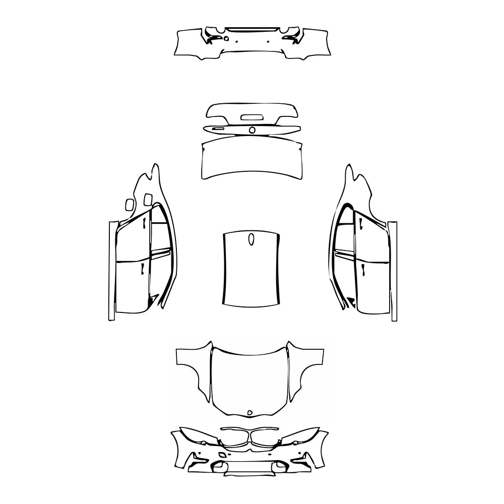 Pre-Cut PPF BMW 3 Series Sedan Sport Line Standard Wheelbase 2021 - PPF-Kits