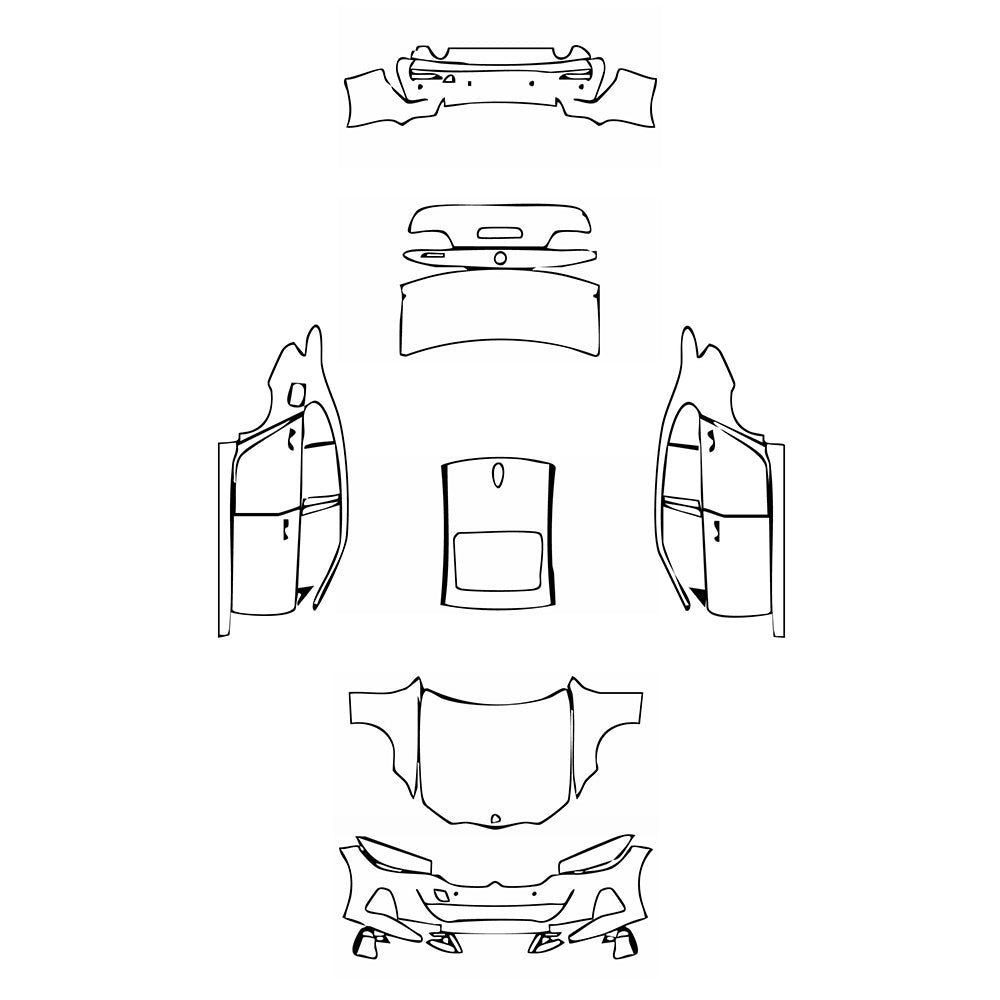 Pre-Cut PPF BMW 3 Series Sedan Sport Line Standard Wheelbase 2023 - PPF-Kits