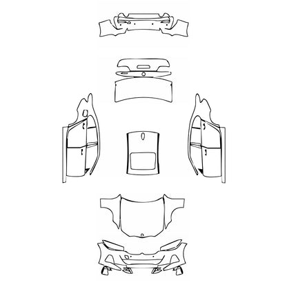 Pre-Cut PPF BMW 3 Series Sedan Sport Line Standard Wheelbase 2025 - PPF-Kits