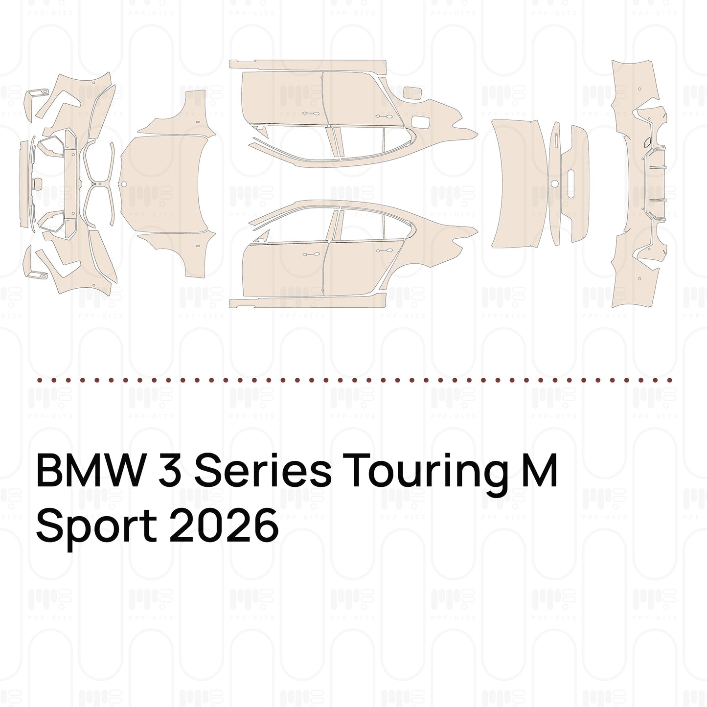 Pre-Cut PPF BMW 3 Series Touring M Sport 2026