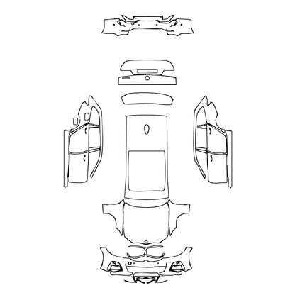 Pre-Cut PPF BMW 3 Series Touring Wagen M340i 2020 - PPF-Kits
