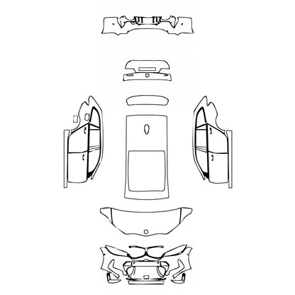 Pre-Cut PPF BMW 3 Series Touring Wagen M340i 2024 - PPF-Kits