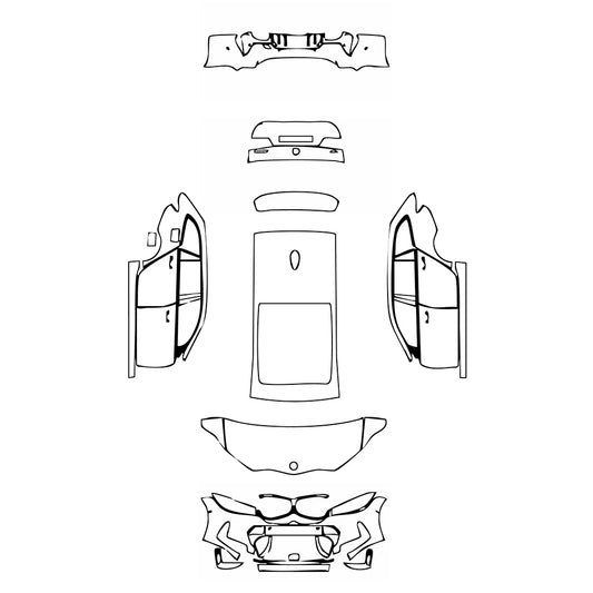 Pre-Cut PPF BMW 3 Series Touring Wagen M340i 2025 - PPF-Kits