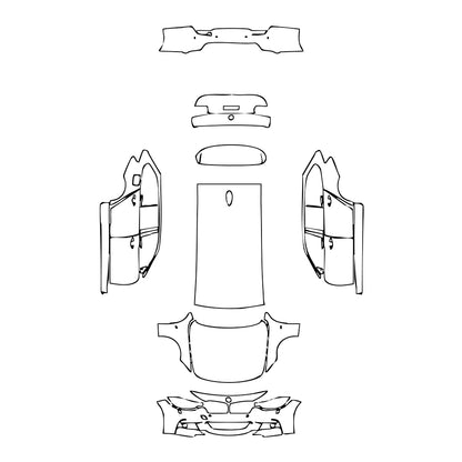 Pre-Cut PPF BMW 3 Series Touring Wagen M Sport 2012 - PPF-Kits