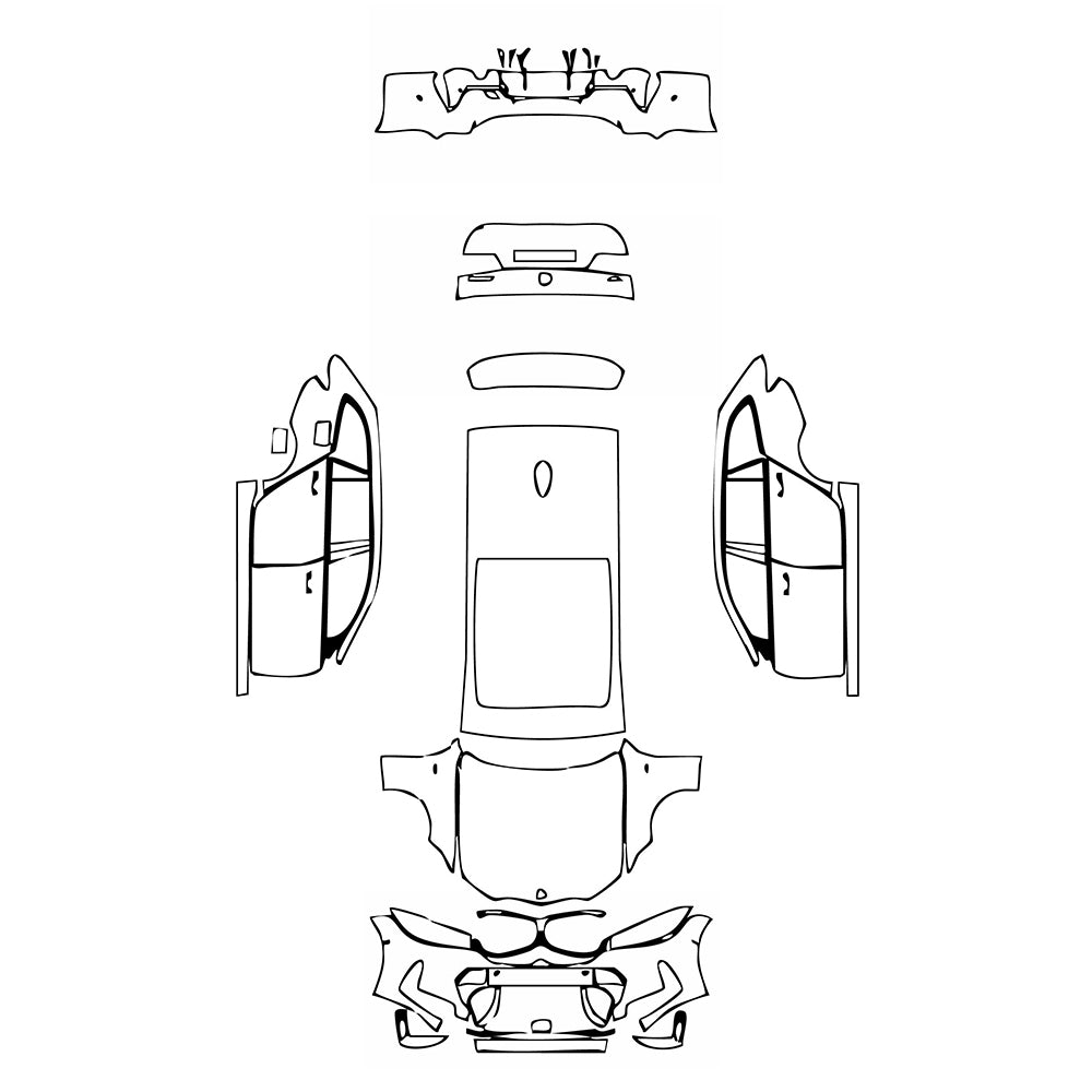 Pre-Cut PPF BMW 3 Series Touring Wagen M Sport 2025 - PPF-Kits