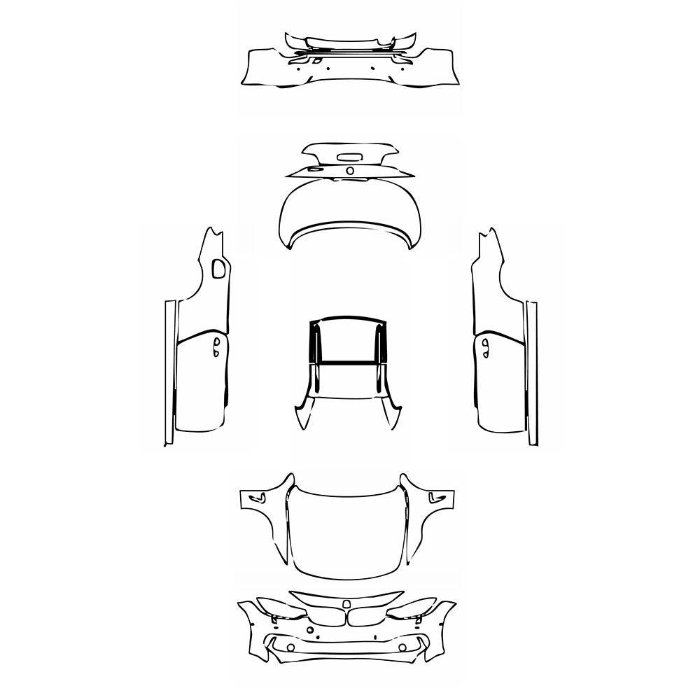 Pre-Cut PPF BMW 4 Series Convertible Luxury Line 2016 - PPF-Kits